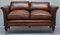 Viktorianisches Braunes Ledersofa von Howard & Sons 2