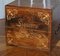 Caja de licor victoriana de palisandro con decantadores de vidrio de arándano, Imagen 4