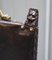Sillas de comedor Henry II francesas de roble y cuero grabado, década de 1880. Juego de 6, Imagen 7