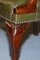 Georgianischer Irischer Gotischer Revival Chesterfield Sessel aus Leder, 1800er 14