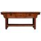 Antique Chinese Temple Altar Sideboard with Cupboards in Solid Teak 1