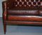 Whisky Brown Leather Sofa, 1900s 11