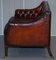 Whisky Brown Leather Sofa, 1900s 17