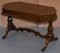 Early Victorian Hardwood Bagatelle Table with Ornate Carving, Image 4