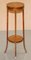 Edwardian Sheraton Revival Hardwood and Strung Inlaid Plant Jardinière Stand 2