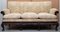 19th Century Hand-Carved Hardwood Sofa with Hawk Claw & Ball Feet 2