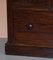 Victorian Tambour Door Cupboard on Chest of Drawers 6