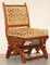 Gothic Revival Stühle aus geschnitztem Nussholz & vergoldetem Metall, 6er Set 4
