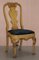 Walnut Queen Anne Dining Chairs, Set of 4 2