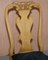 Walnut Queen Anne Dining Chairs, Set of 4, Image 4