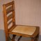 Solid Fruitwood Brass Fitting Military Campaign Folding Chair, 1890s 12