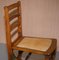 Solid Fruitwood Brass Fitting Military Campaign Folding Chair, 1890s, Image 12