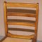 Solid Fruitwood Brass Fitting Military Campaign Folding Chair, 1890s, Image 6
