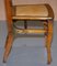 Solid Fruitwood Brass Fitting Military Campaign Folding Chair, 1890s 10