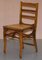 Solid Fruitwood Brass Fitting Military Campaign Folding Chair, 1890s, Image 4