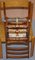 Solid Fruitwood Brass Fitting Military Campaign Folding Chair, 1890s 17