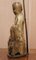 Chinese Carved Rootwood Table Lamp with Statue of Buddha, 1780-1800 9