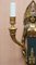 Apliques de pared estilo Imperio con dos brazos de bronce dorado. Juego de 2, Imagen 17