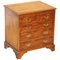 Burr Yew Wood Chest of Drawers 1