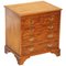 Burr Yew Wood Chest of Drawers, Image 1