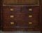 Mid-Victorian Triple Wardrobe in Glass & Burr Walnut from G Trollope & Sons 14