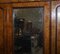 Mid-Victorian Triple Wardrobe in Glass & Burr Walnut from G Trollope & Sons 8