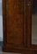 Mid-Victorian Triple Wardrobe in Glass & Burr Walnut from G Trollope & Sons, Image 6