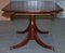 Burr Walnut Regency Extending Dining Table and Chairs, Set of 7 6