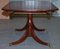 Burr Walnut Regency Extending Dining Table and Chairs, Set of 7, Image 6