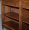 Victorian Oak Library Bookcase with Drawers & Serial Number from Maple & Co. 13