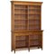 Victorian Oak Library Bookcase with Drawers & Serial Number from Maple & Co. 1