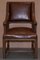 Victorian Gothic Revival Pugin Style Throne Armchairs, Set of 2 15