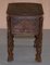Burmese Hand-Carved Peacock Sewing Table or Cupboard with Open Top, 1880s, Image 15