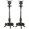 19th Century Solid Bronze Candlesticks by August Maximilien Delafontaine, Set of 2, Image 1