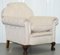 Victorian Damask & Carved Walnut Sofa & Armchair Suite with Lion's Paw Feet, Set of 3 19