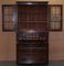 Victorian Flamed Hardwood Desk Cabinet 15