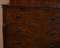 Viktorianischer Schreibtischschrank aus geflammtem Hartholz 4