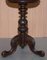Burr Walnut Victorian Sewing Table, Image 9