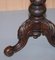 Burr Walnut Victorian Sewing Table 11