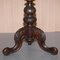 Mesa de costura victoriana de madera nudosa de nogal, Imagen 10