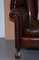 Huge Victorian Brown Leather Barrel Back Suite Sofa Set, 1860s, Set of 2 8