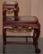 Chinese Hand-Carved Hardwood & Marble Side Tables with Claw and Ball Feet, Set of 2 12