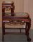 Chinese Hand-Carved Hardwood & Marble Side Tables with Claw and Ball Feet, Set of 2, Image 12