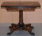 Redwood Tea Card Table from J Kendall & Co, 1830s, Image 12