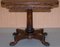 Mesa de té de madera roja de J Kendall & Co, década de 1830, Imagen 5