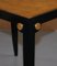 Birds Eye Maple Gold Leaf Painted Tops Side Tables, Set of 2 8