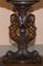 Carved Maidens Bust Side Table, 1800s 9