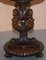 Carved Maidens Bust Side Table, 1800s 8