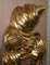 Große goldene vergoldete Pappmaché Wandmaske der Windgötter 11