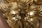 Máscara de los dioses del viento grande de papel maché dorado, Imagen 6